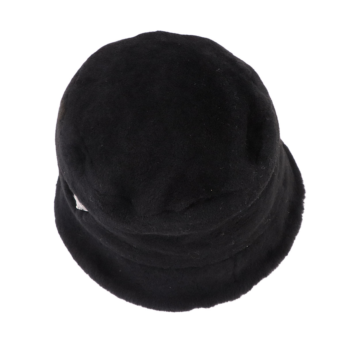 Bucket Hat Sheepskin fur Black S Triangle Logos
