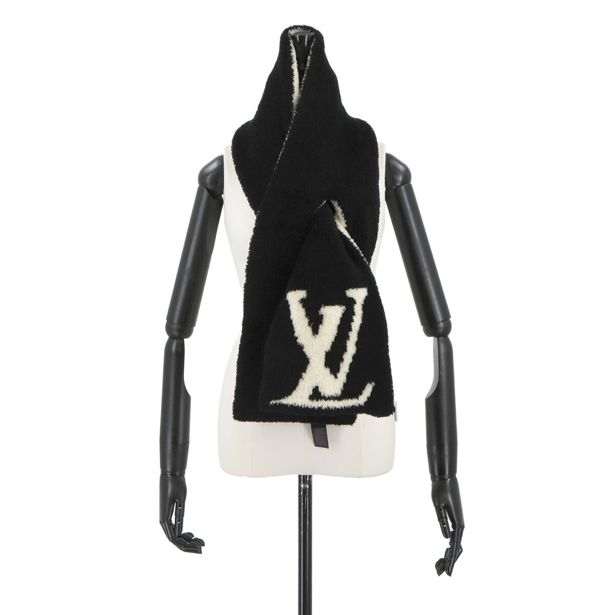 Winter Scarf Comfy Wool Black White M79399 90283754