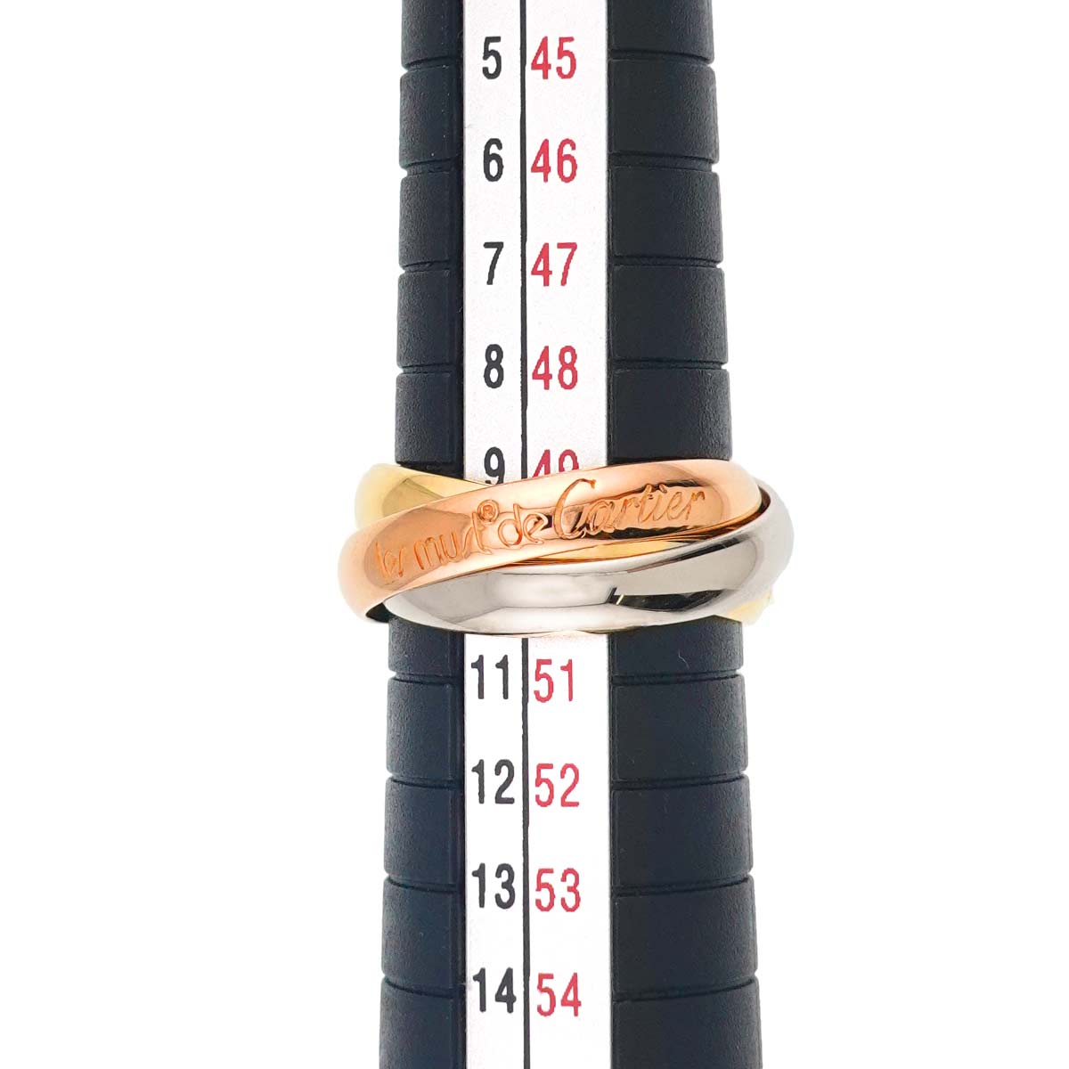 Trinity MM Ring 18K YG WG PG 750 Size50 5.25(US)