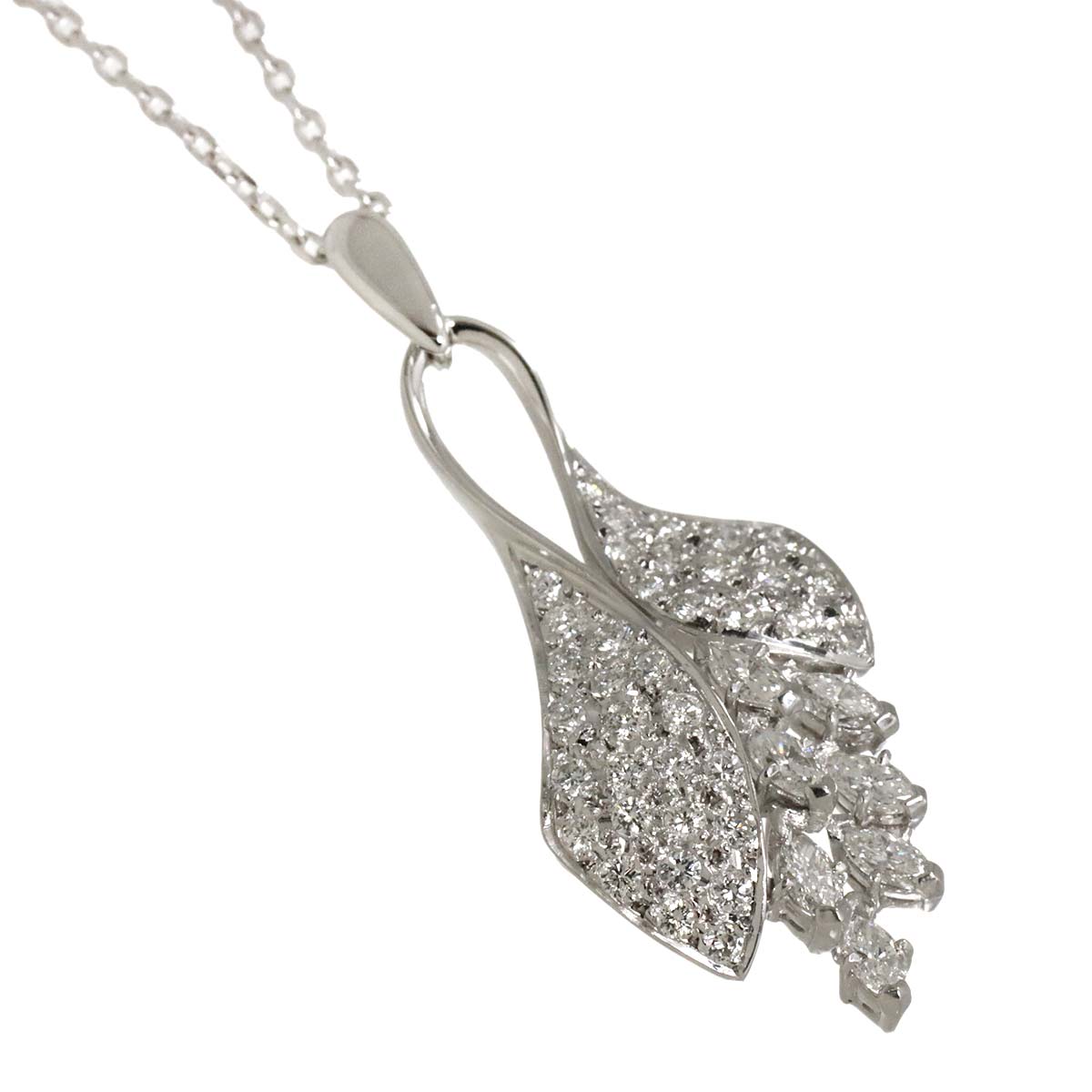 Diamond 1.14ct Necklace 14K WG 585