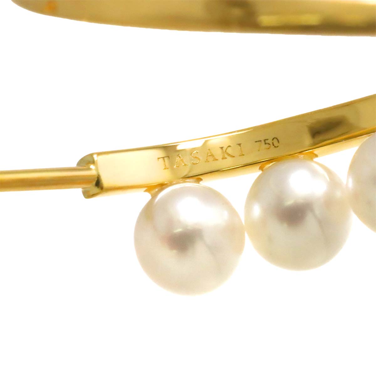 Balance Akoya Pearl 4.2mm Earrings Pierced 18K YG 750