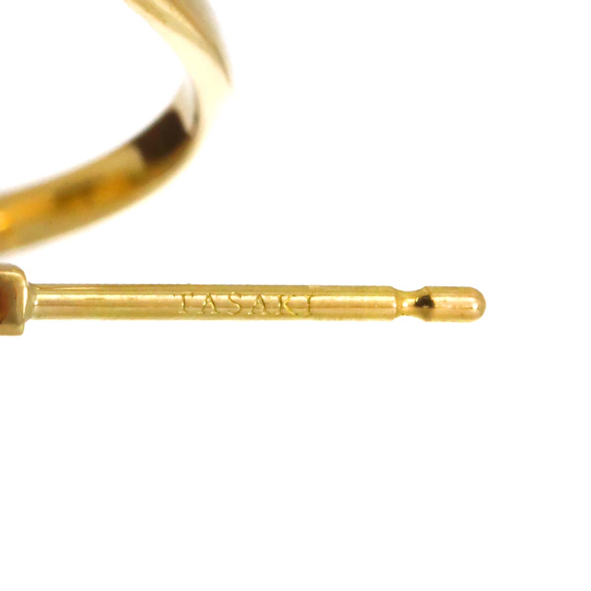 Balance Akoya Pearl 4.2mm Earrings Pierced 18K YG 750