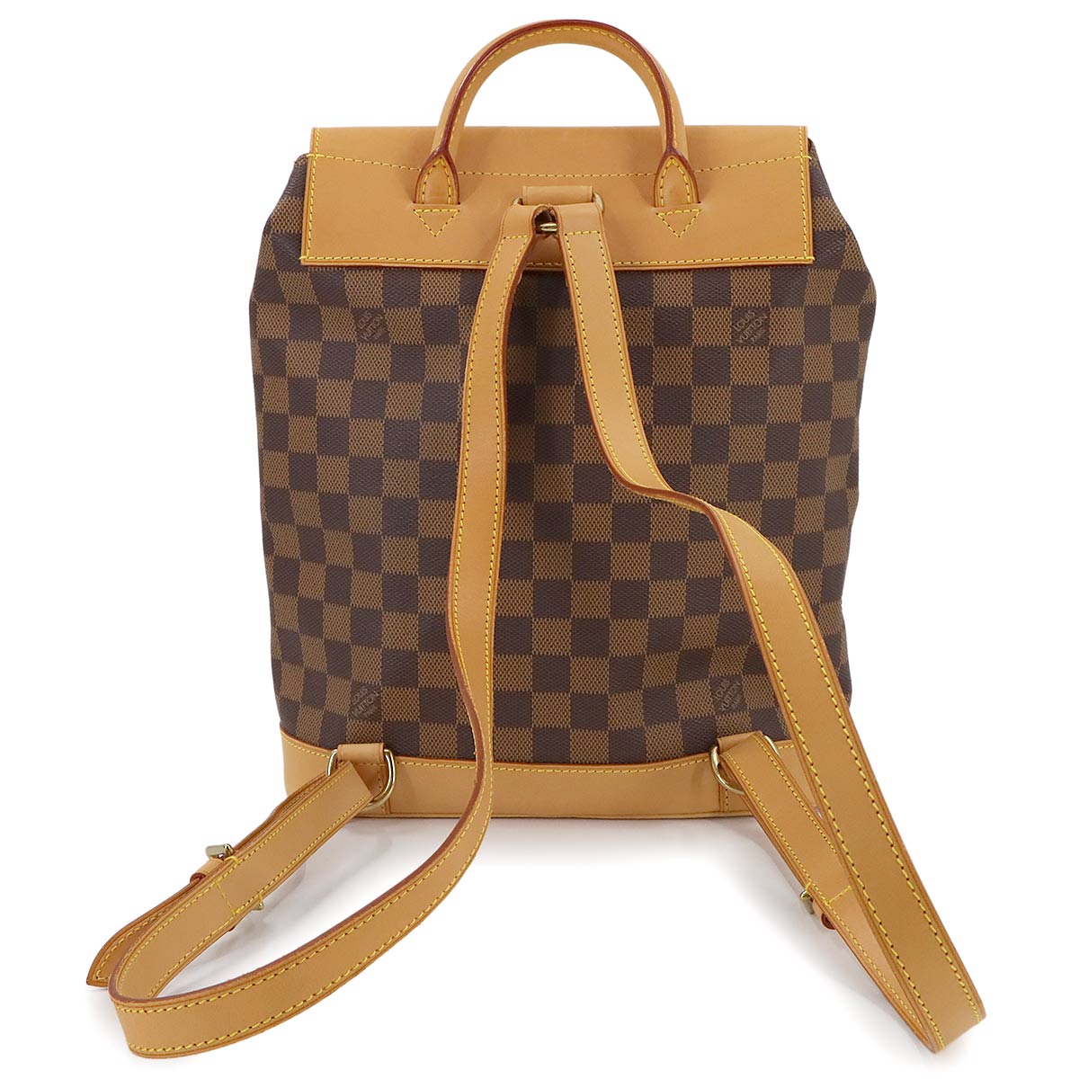 Damier Arlequin Backpack Leather Ebene N99038 Purse 90284078