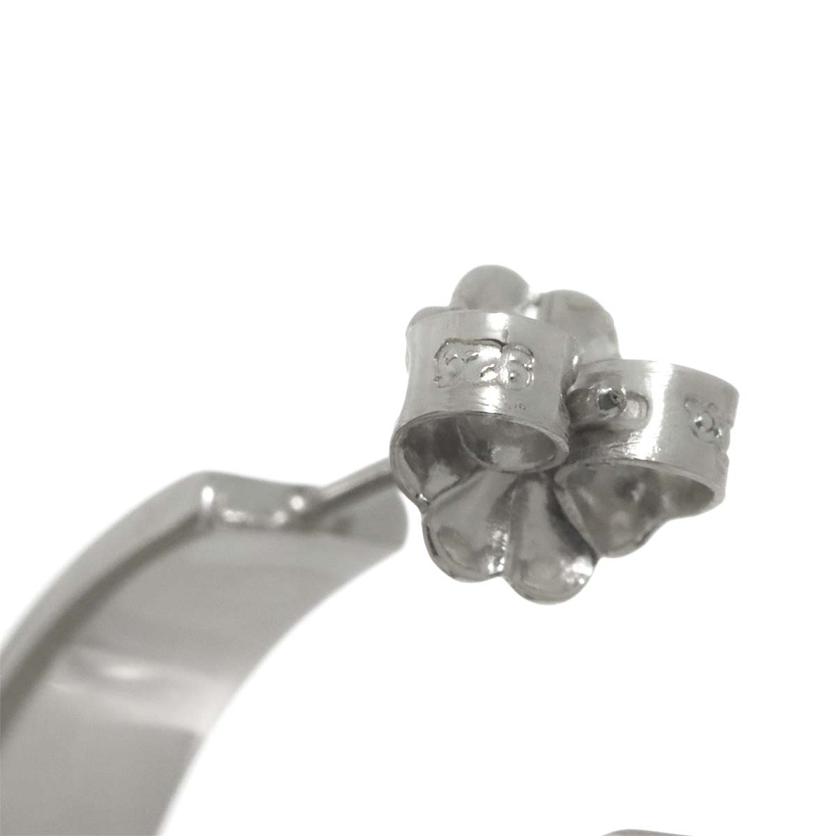 1837 Narrow Hoop Earrings Pierced SV Silver 925