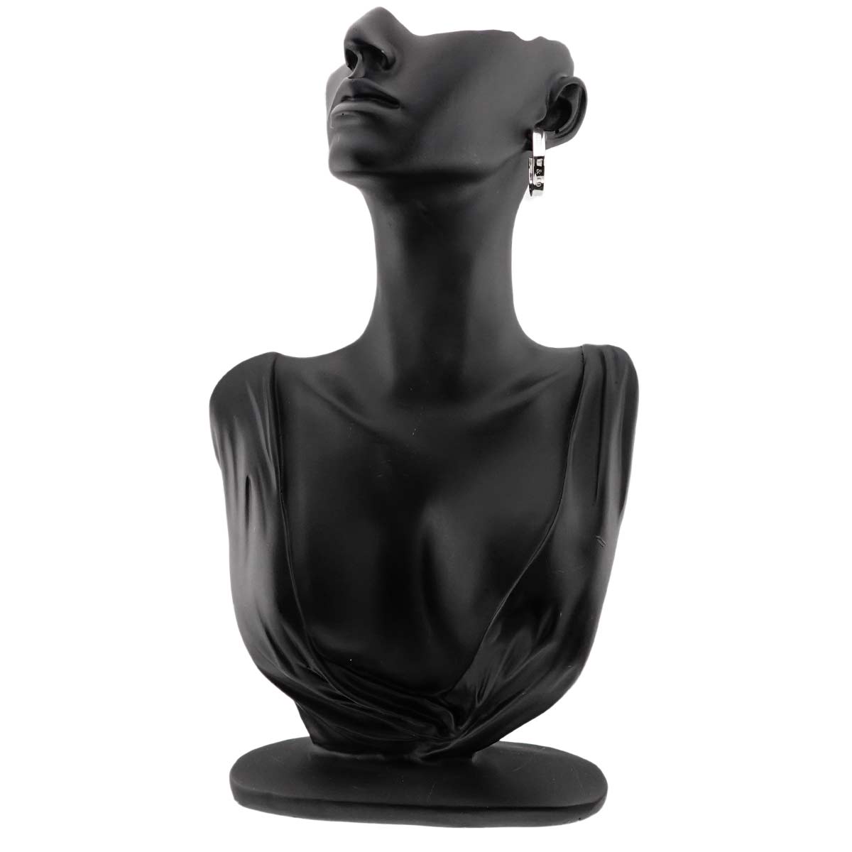 1837 Narrow Hoop Earrings Pierced SV Silver 925