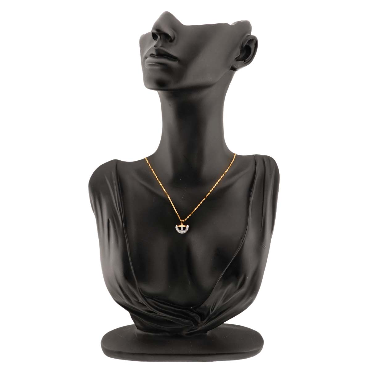 GHERARDINI Diamond 0.12ct/0.09ct Necklace Platinum 18K YG 750