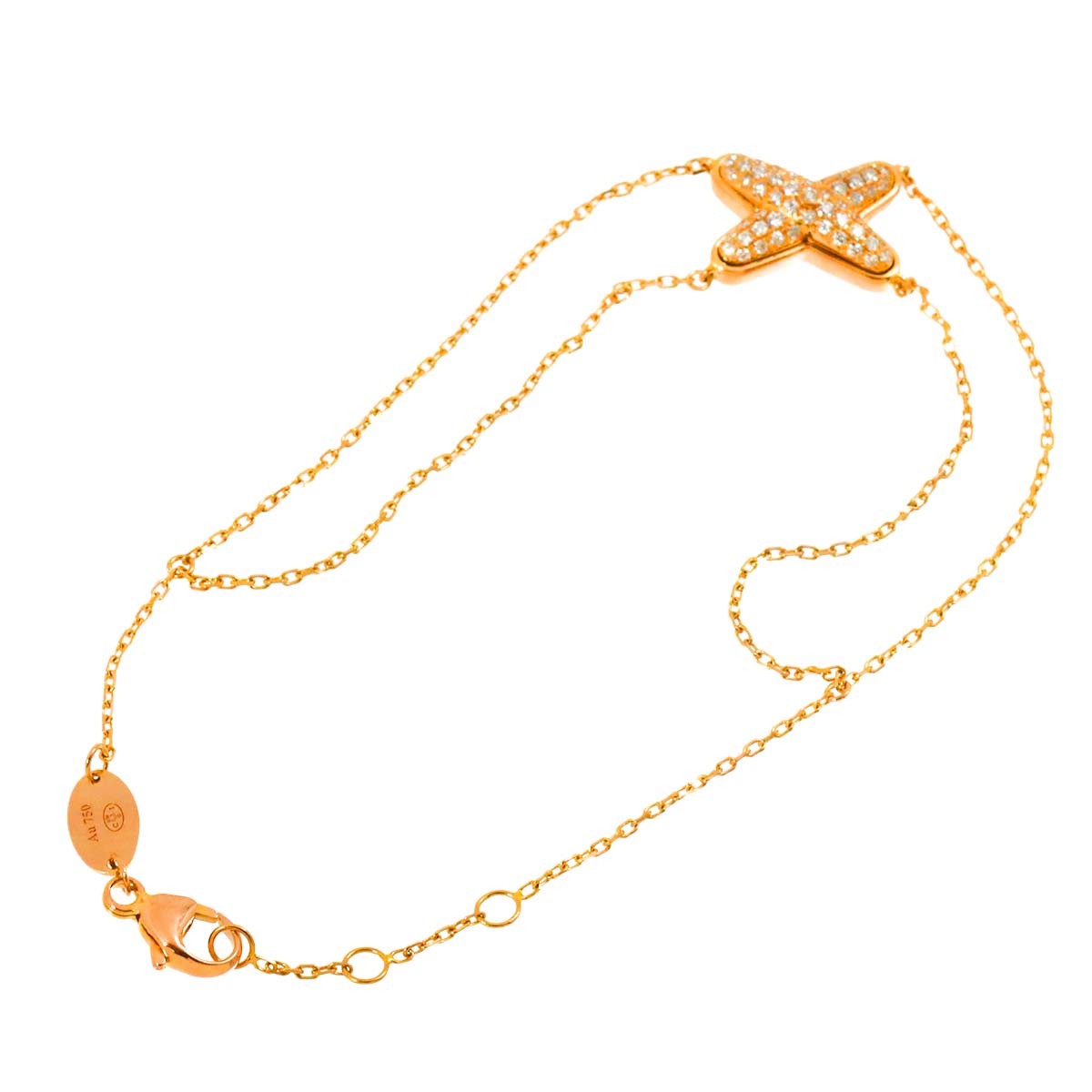 CHAUMET Jeux de Liens Diamond Bracelet 18K Pink Gold 750