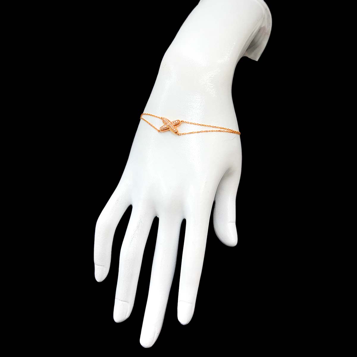 CHAUMET Jeux de Liens Diamond Bracelet 18K Pink Gold 750