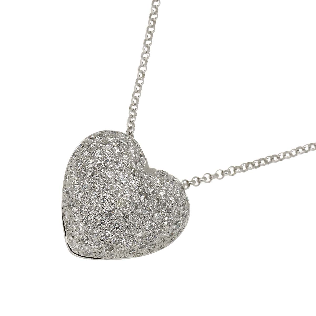 Diamond 2.00ct Necklace 18K WG White Gold 750