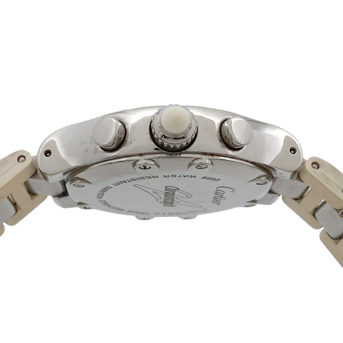 Must 21 Chronoscaph W10197U2 Quartz White Dial Ladies Watch