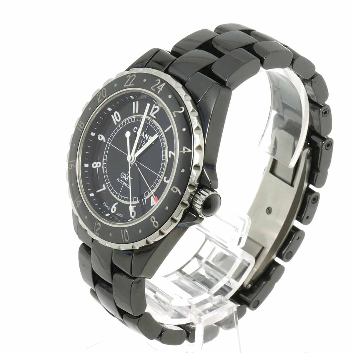 J12 GMT 41mm H2012 Mens Watch Date Black Ceramic Automatic