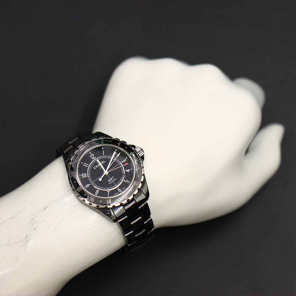 J12 GMT 41mm H2012 Mens Watch Date Black Ceramic Automatic