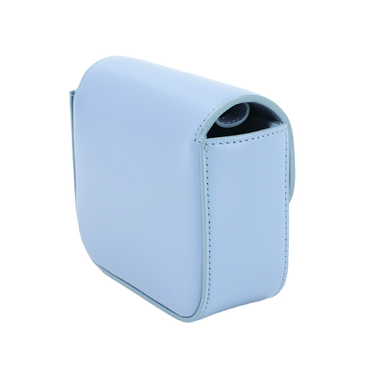 Triomphe Claude Mini Shoulder Bag Leather Pale Blue 10I513DPV