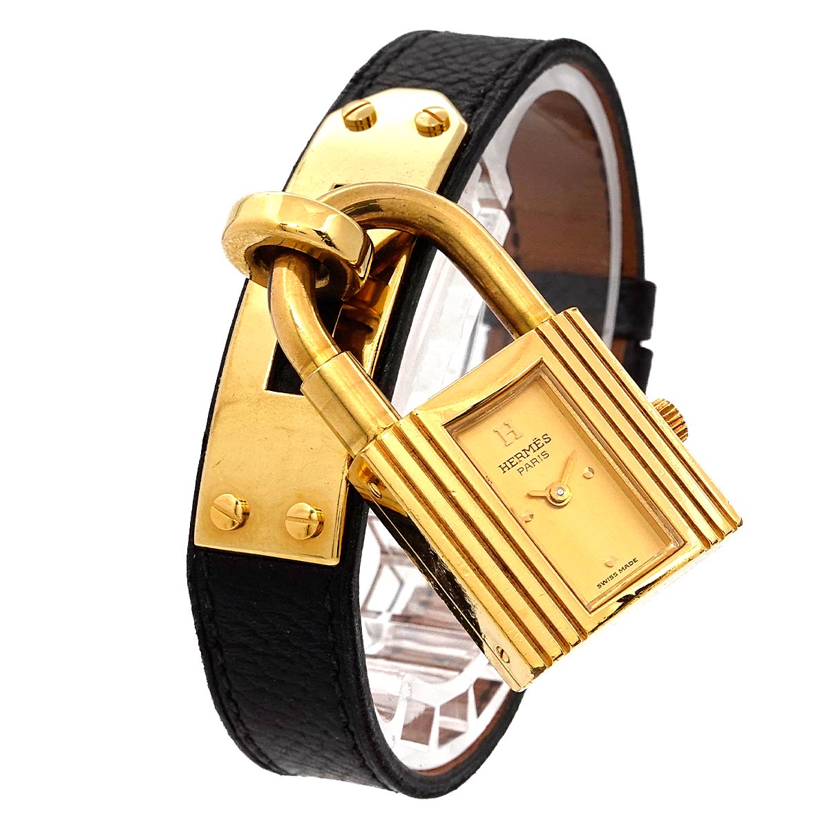 Kelly Watches Quartz Gold Dial Vintage Cadena Ladies Watch