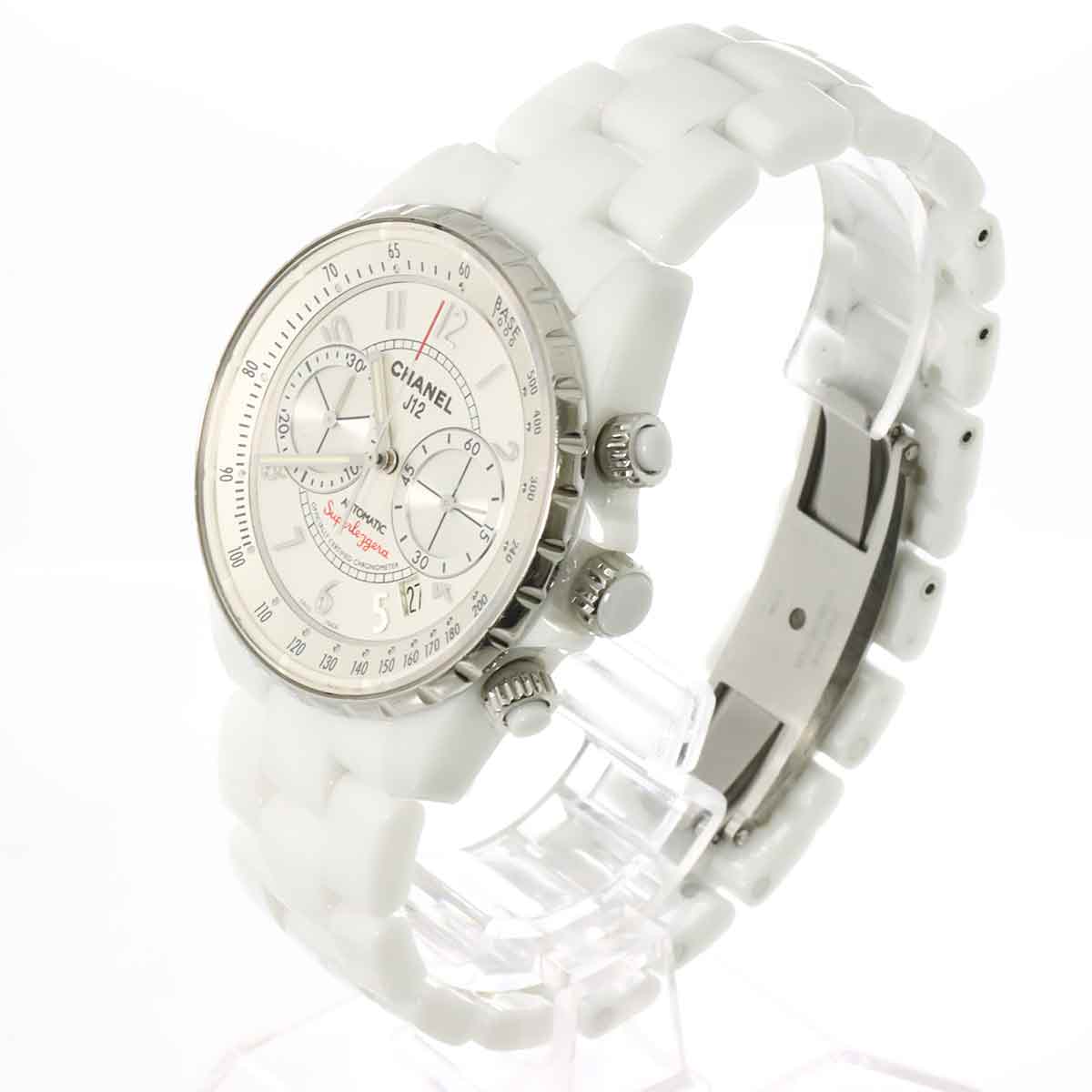 J12 Superleggera H3410 Chronograph Automatic Silver Dial Mens