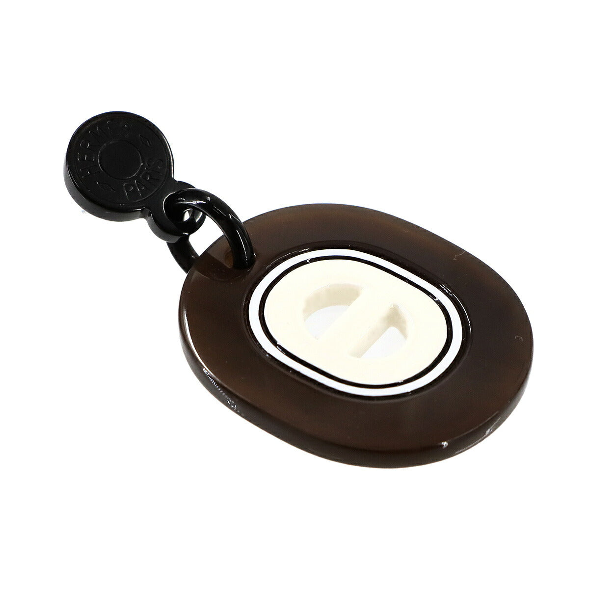 Fidelio Virage Earrings Buffalo Horn Brown Black Accessory