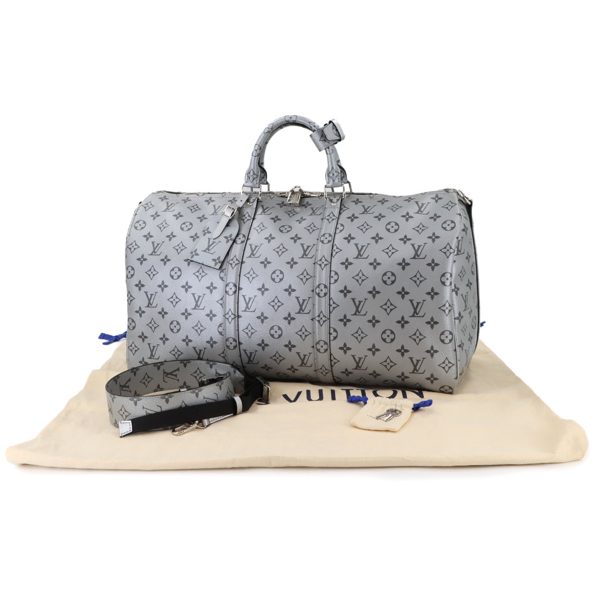Monogram Silver Keepall Bandouliere 50 M43848 Purse