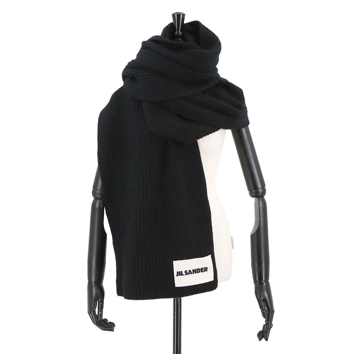 Winter scarf Wool Black J47ZZ0125 J14737 90284781