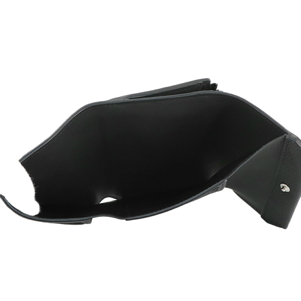 Aerogram Pilot Wallet Leather Noir M81740 Tri-fold