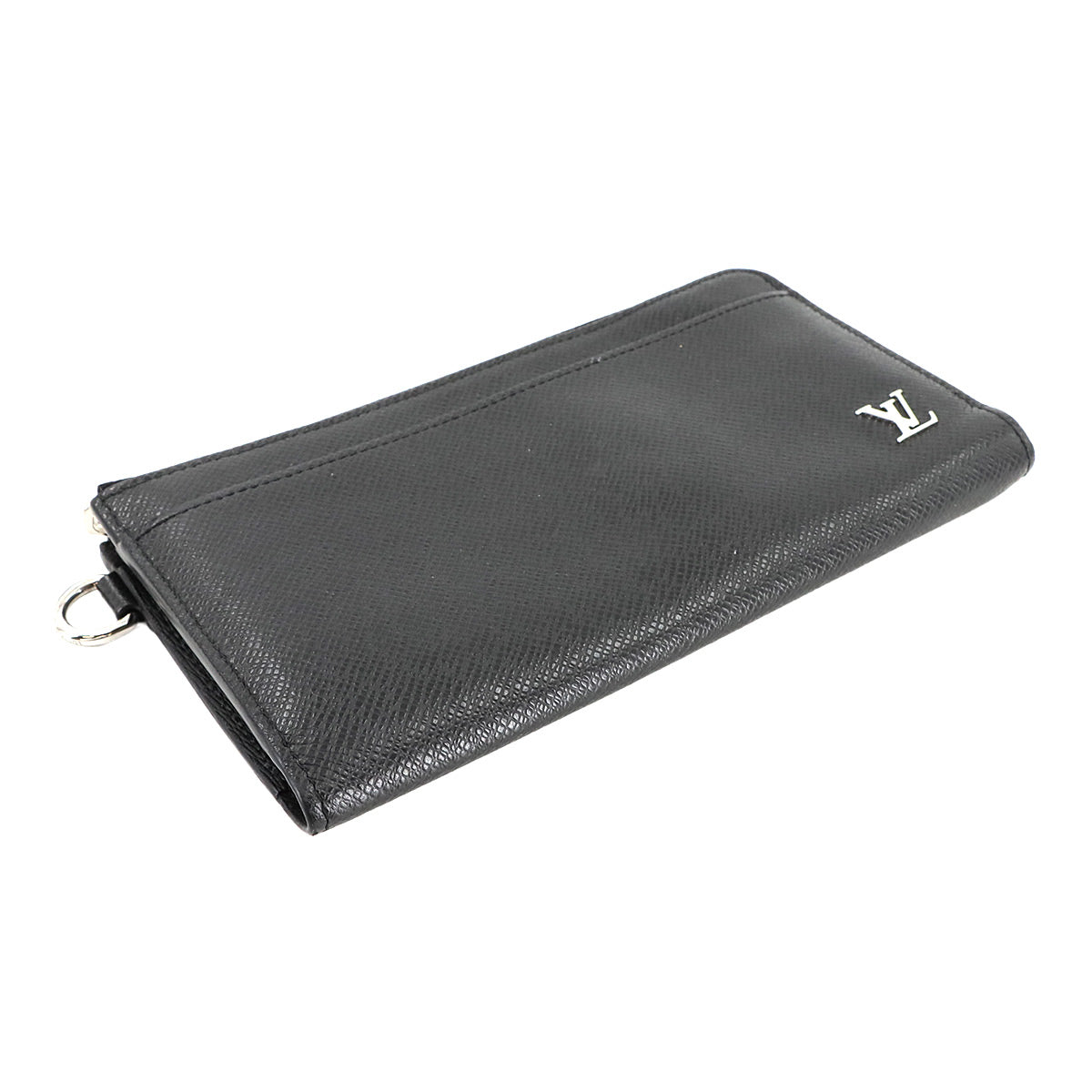 Taiga Zippy Dragonne Long Wallet Leather Noir M69409