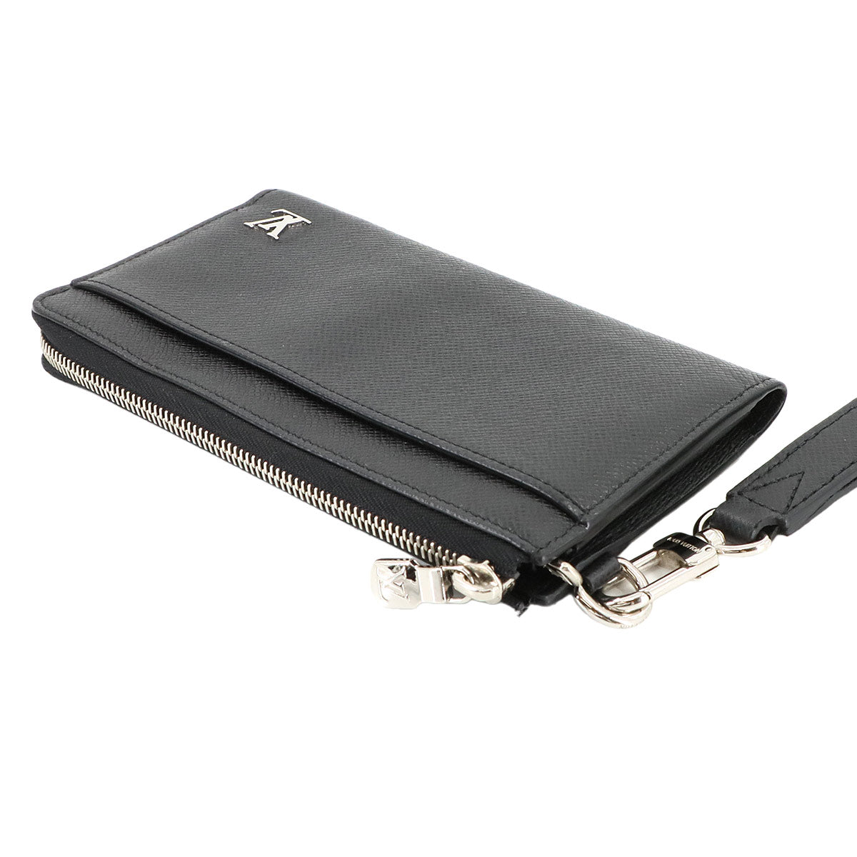 Taiga Zippy Dragonne Long Wallet Leather Noir M69409