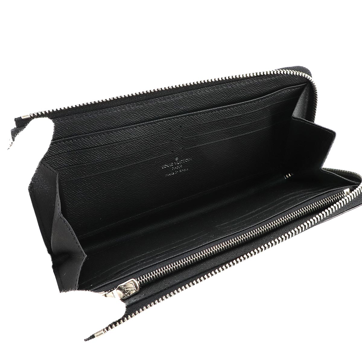 Taiga Zippy Dragonne Long Wallet Leather Noir M69409