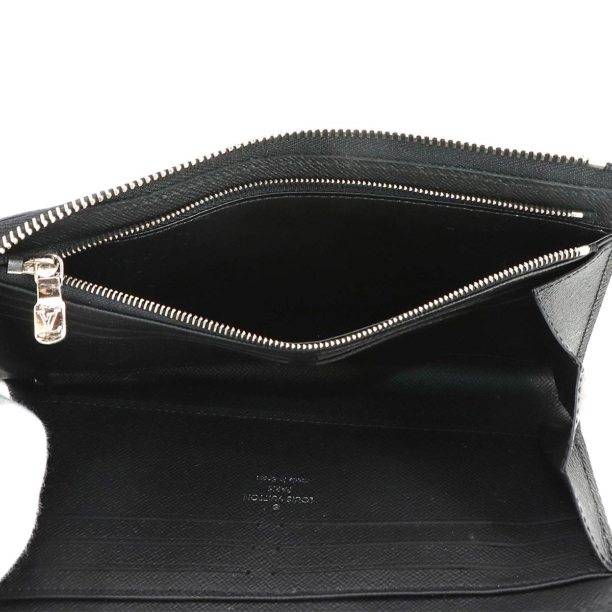 Taiga Zippy Dragonne Long Wallet Leather Noir M69409