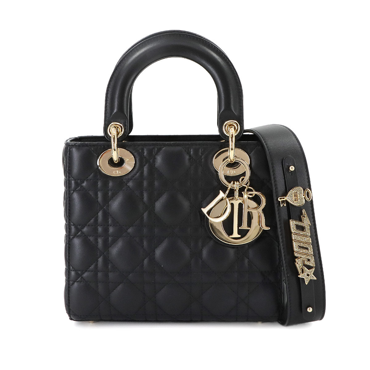 Christian Dior Lady Dior My ABCDior Small Hand Shoulder Bag Leather
