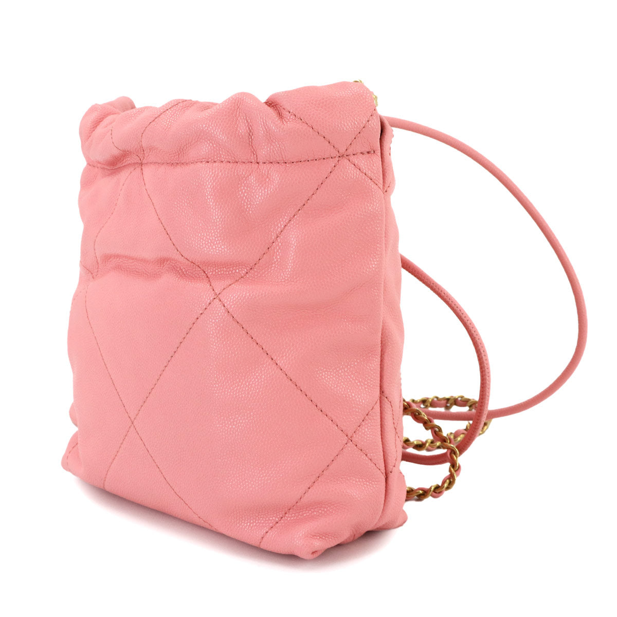 22 Mini Chain Hand Shoulder Bag Leather Pink AS3980 90284810