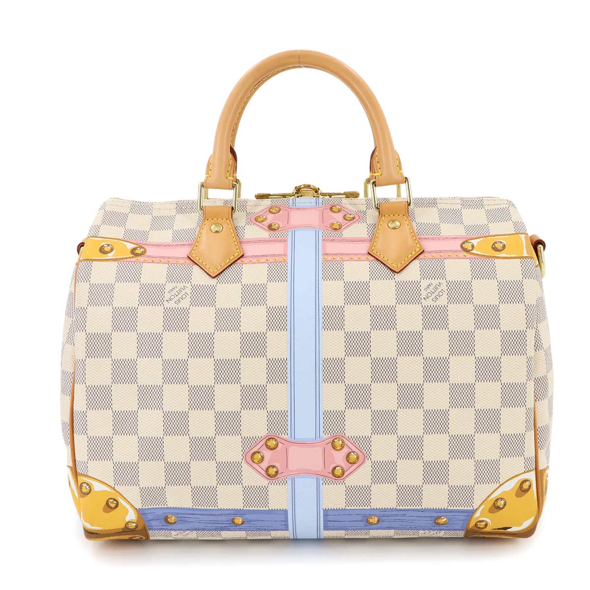 Summer Trunk Damier Azur Speedy Bandouliere 30 N41063