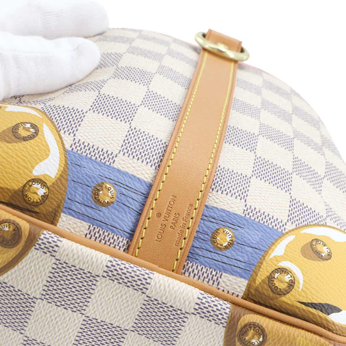 Summer Trunk Damier Azur Speedy Bandouliere 30 N41063