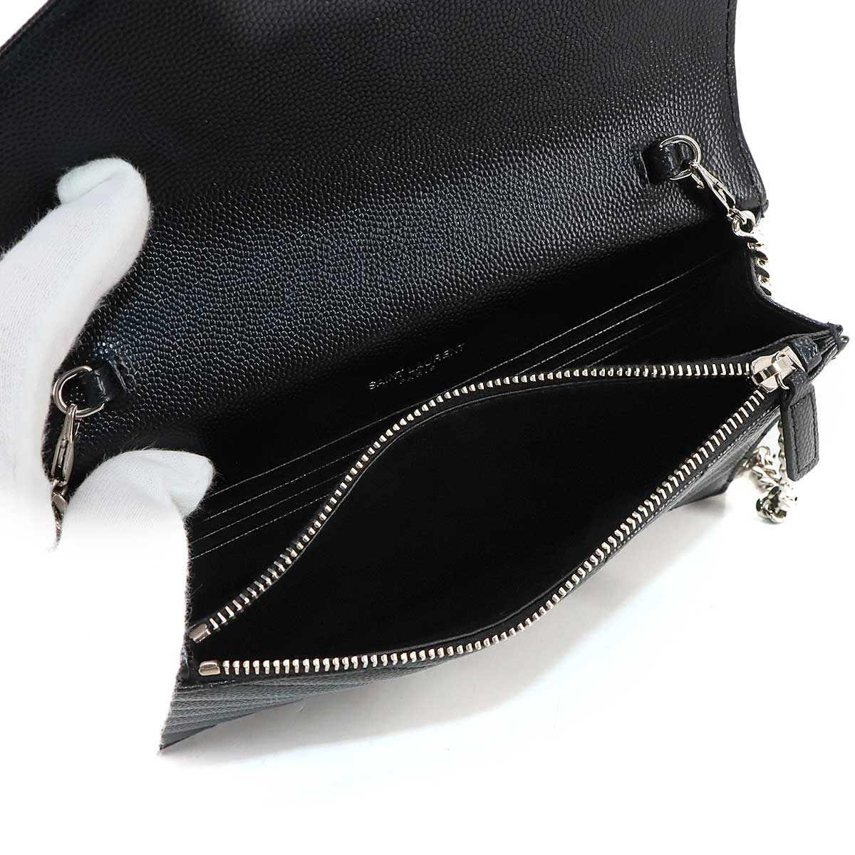 Cassandre Envelope Chain Wallet Leather 742920