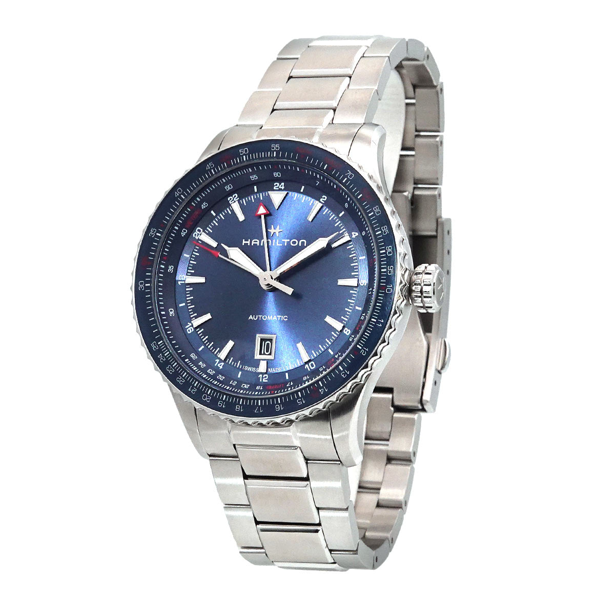 Khaki Aviation Converter GMT H767150 Blue Dial Automatic Mens