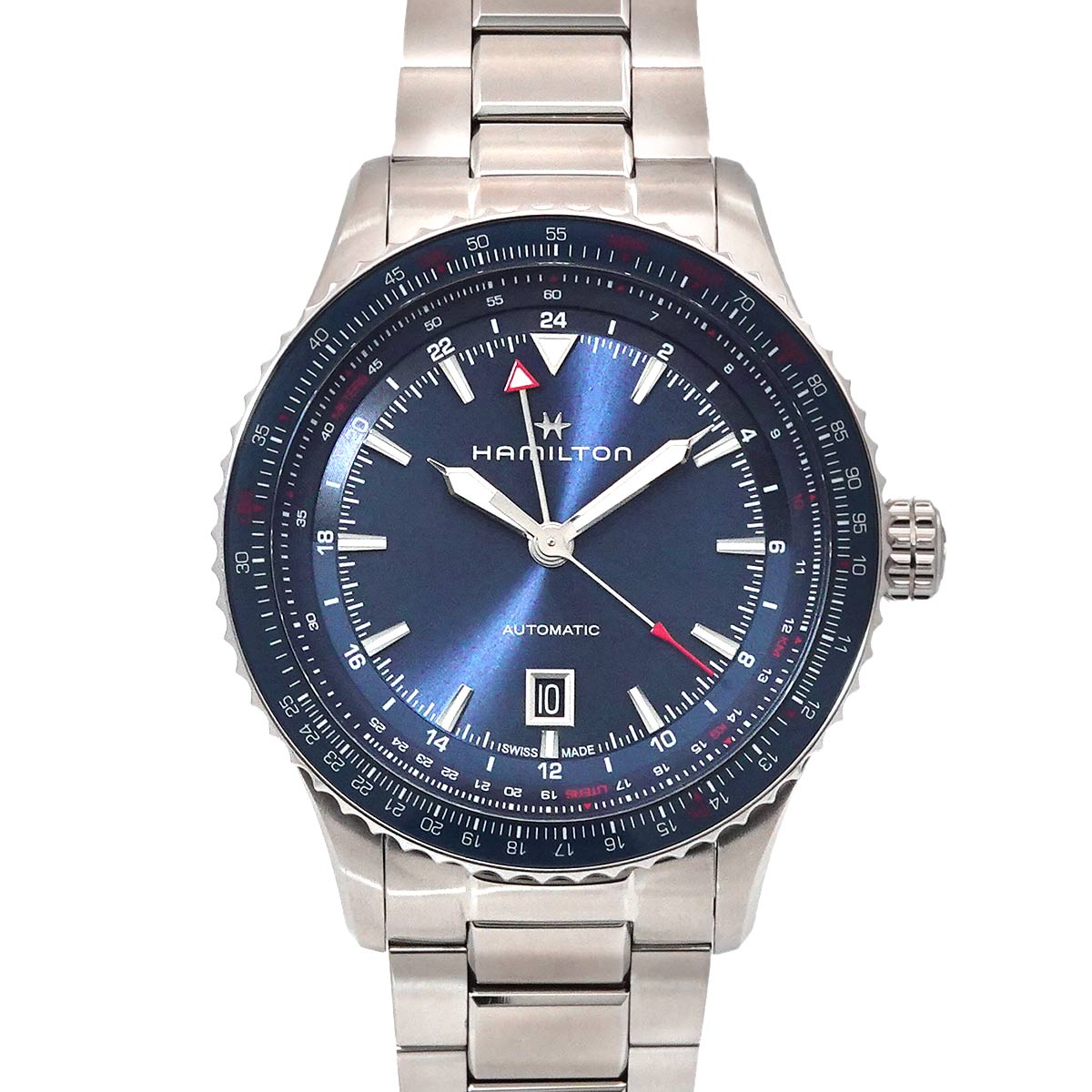 Khaki Aviation Converter GMT H767150 Blue Dial Automatic Mens