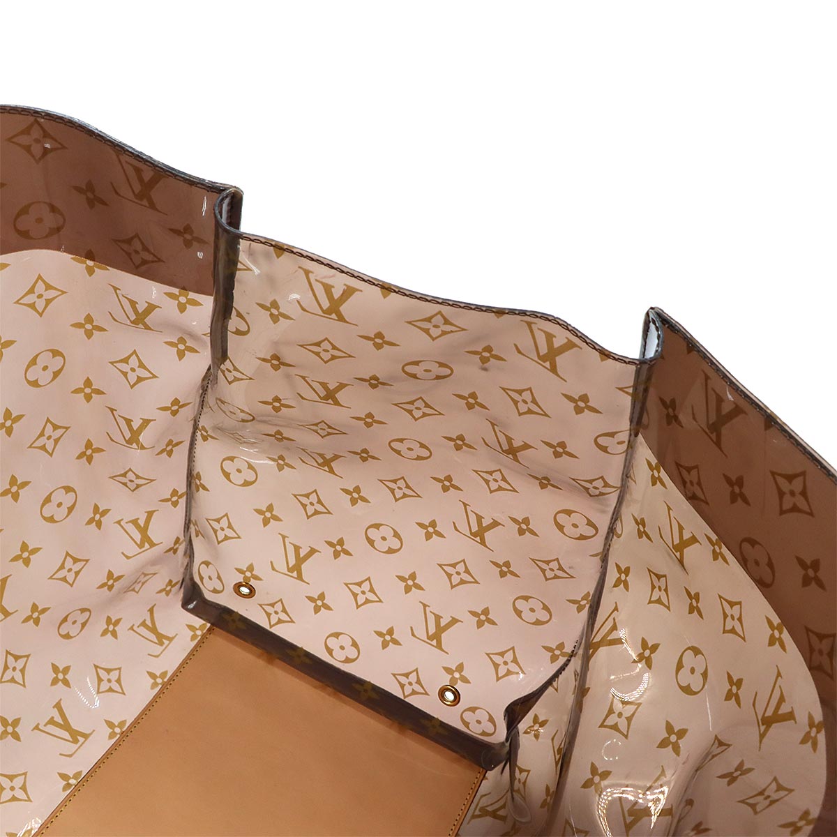 Monogram Vinyl Cabas Cruise Tote Bag Leather Brown M50500 90284911