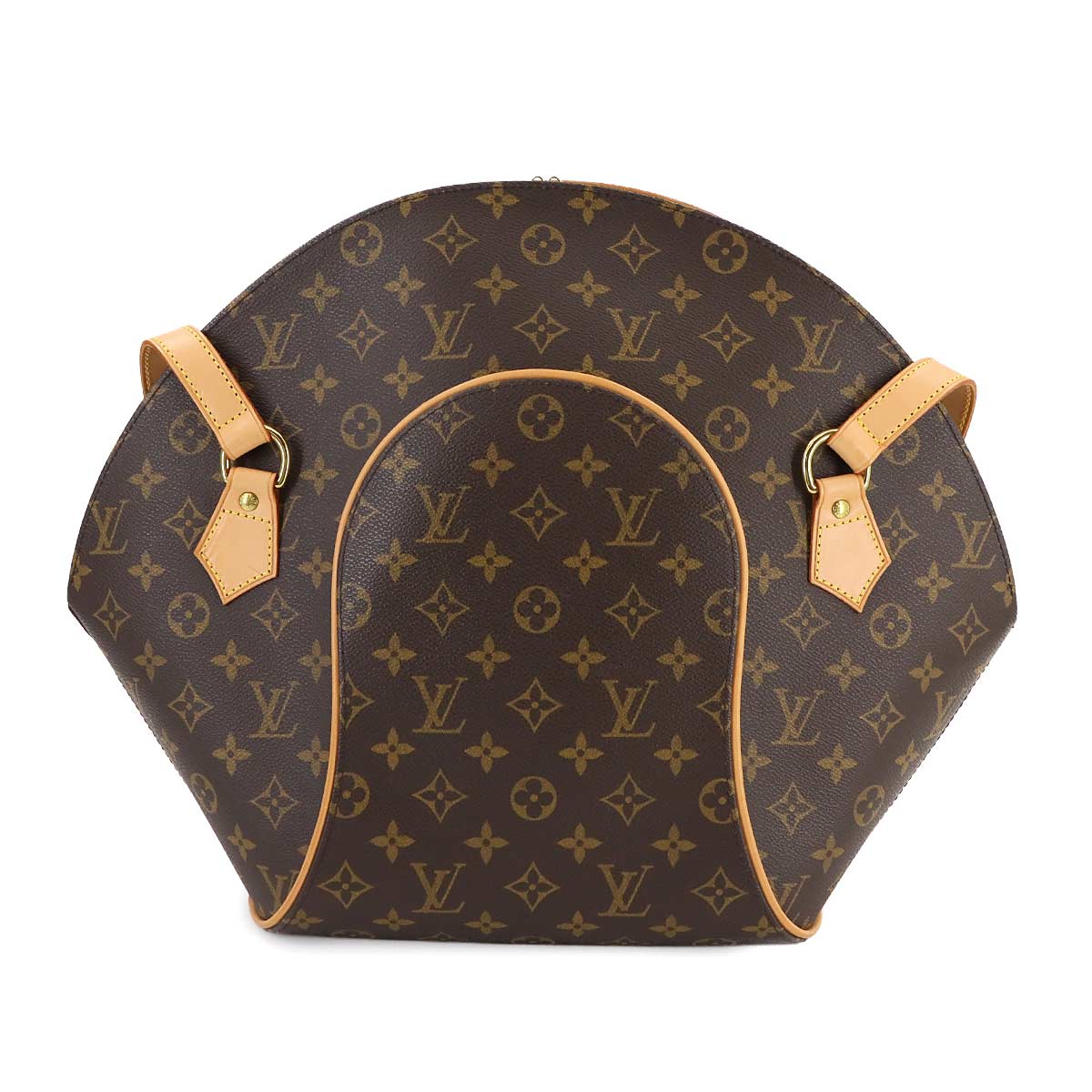 LOUIS VUITTON Monogram Elipse Shopping Shoulder Bag Brown M51128 Purse