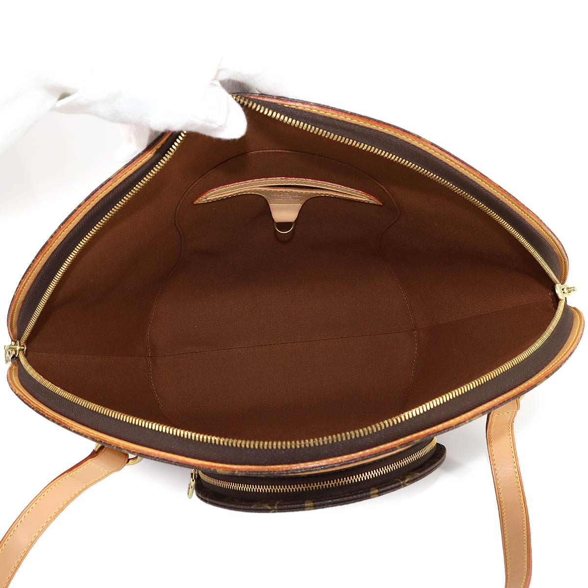 LOUIS VUITTON Monogram Elipse Shopping Shoulder Bag Brown M51128 Purse