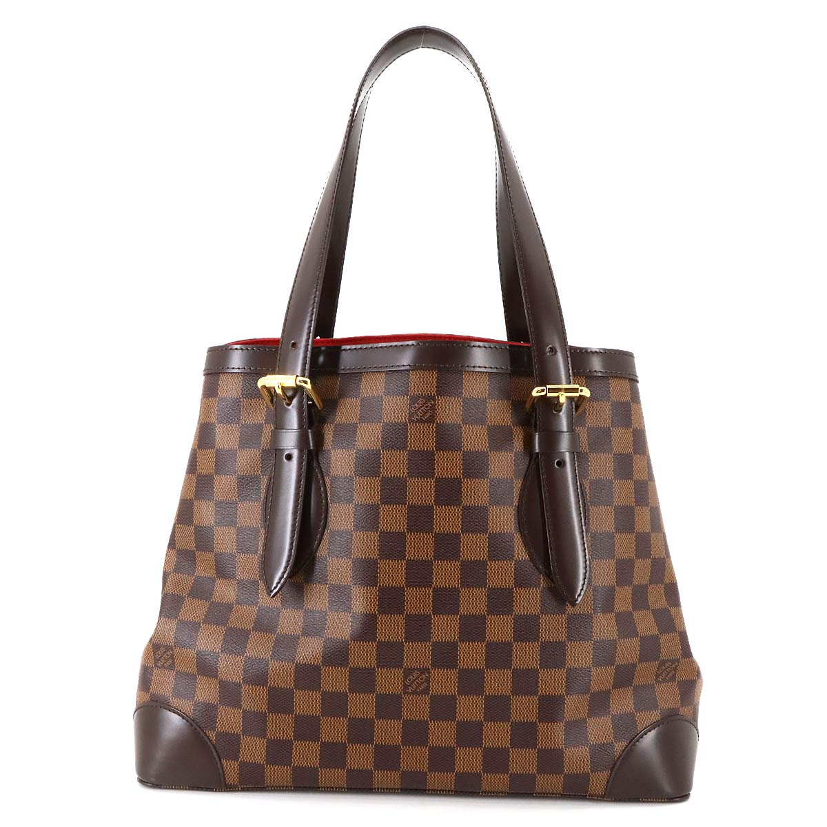 Damier Hampstead MM Tote Bag Ebene Brown N51204 Purse