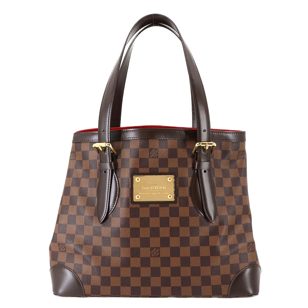Damier Hampstead MM Tote Bag Ebene Brown N51204 Purse 90284975