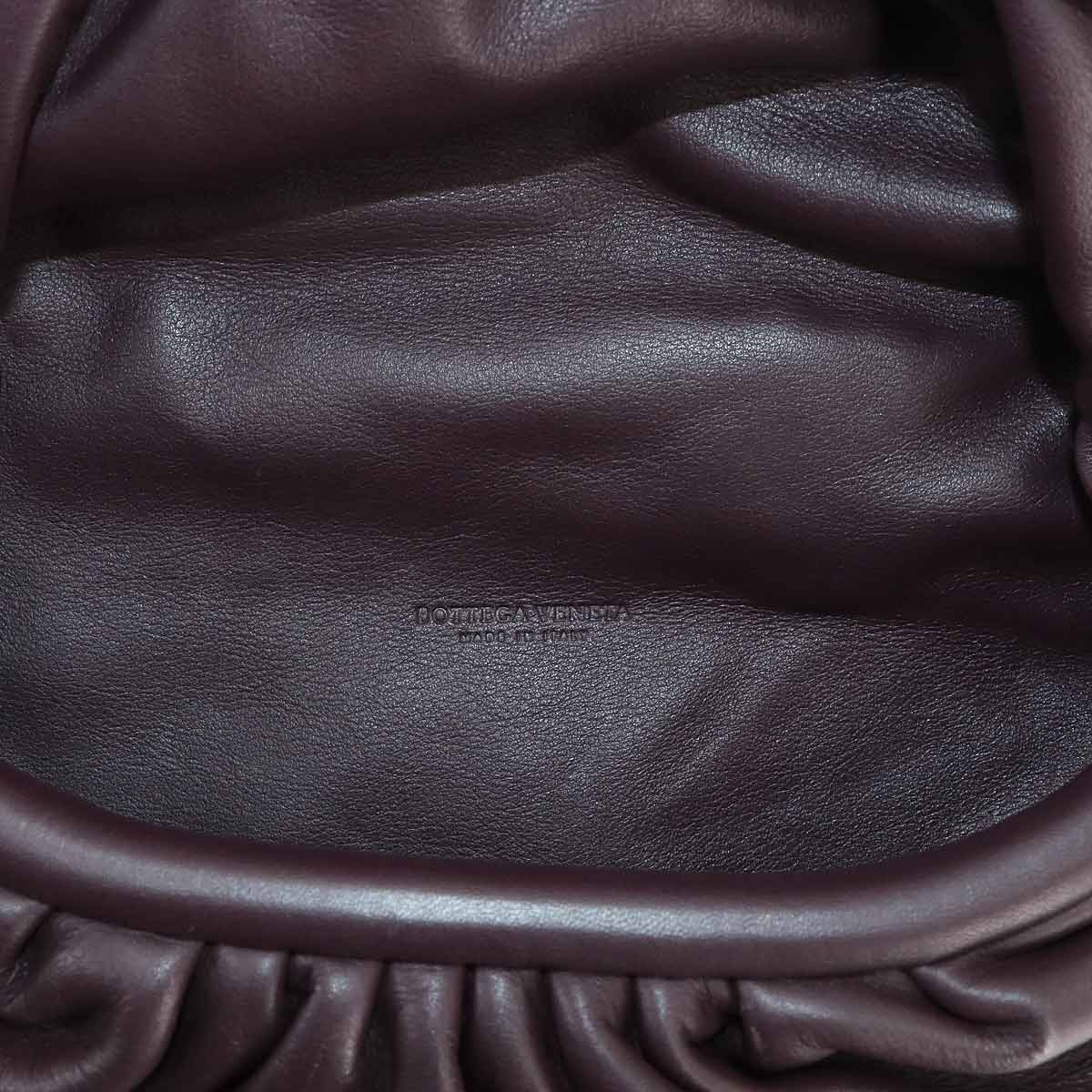 The Chain Pouch Body Bag Leather Burgundy 651445 Purse