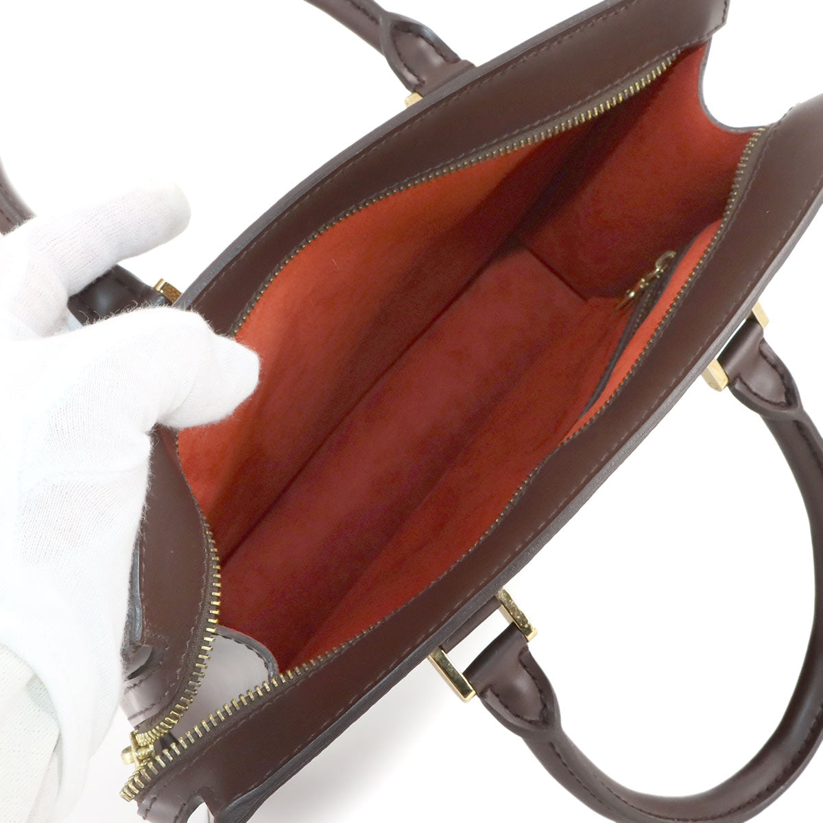 Damier Venice PM Tote Bag Ebene N51145 Brown Purse 90285211