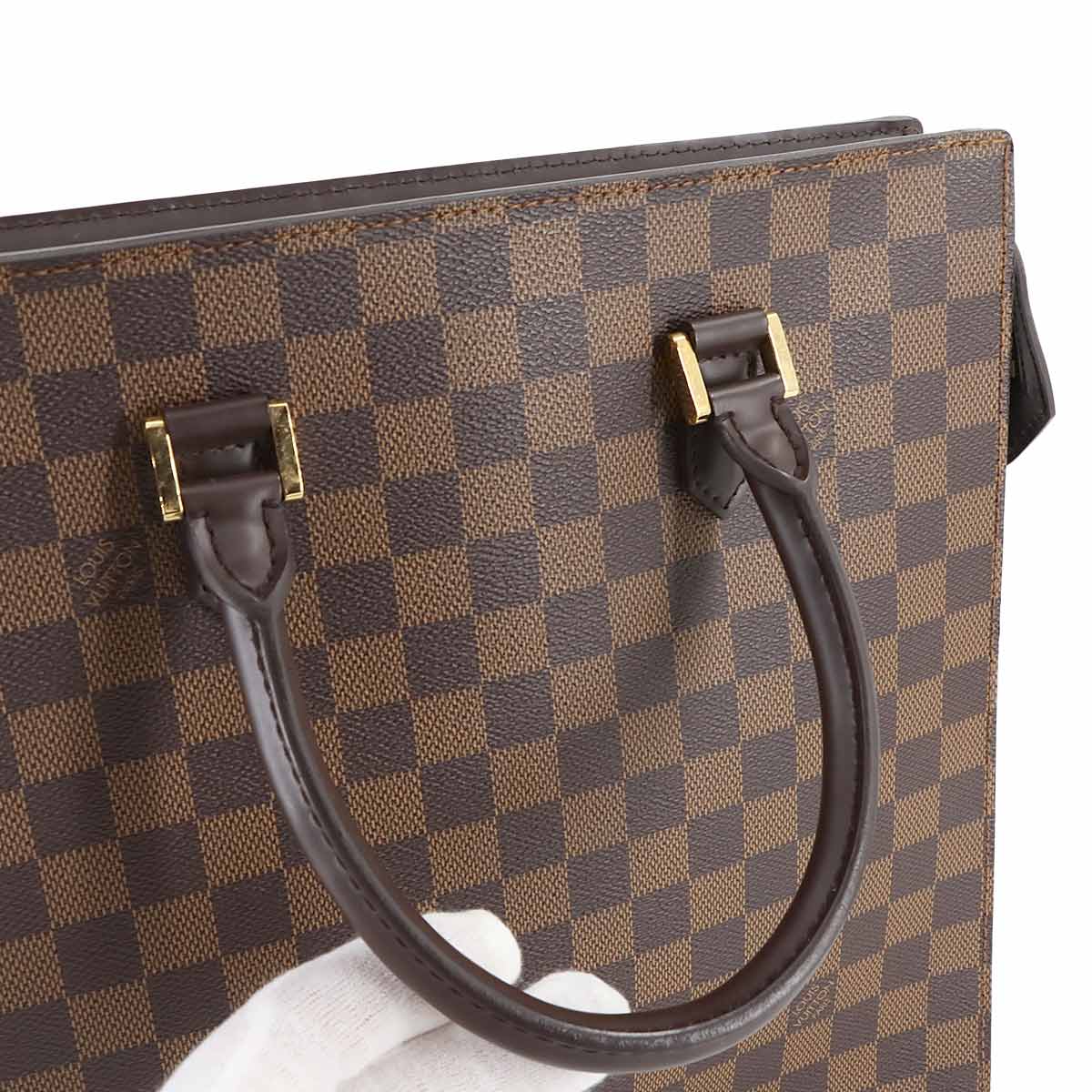 Damier Venice PM Tote Bag Ebene N51145 Brown Purse 90285211
