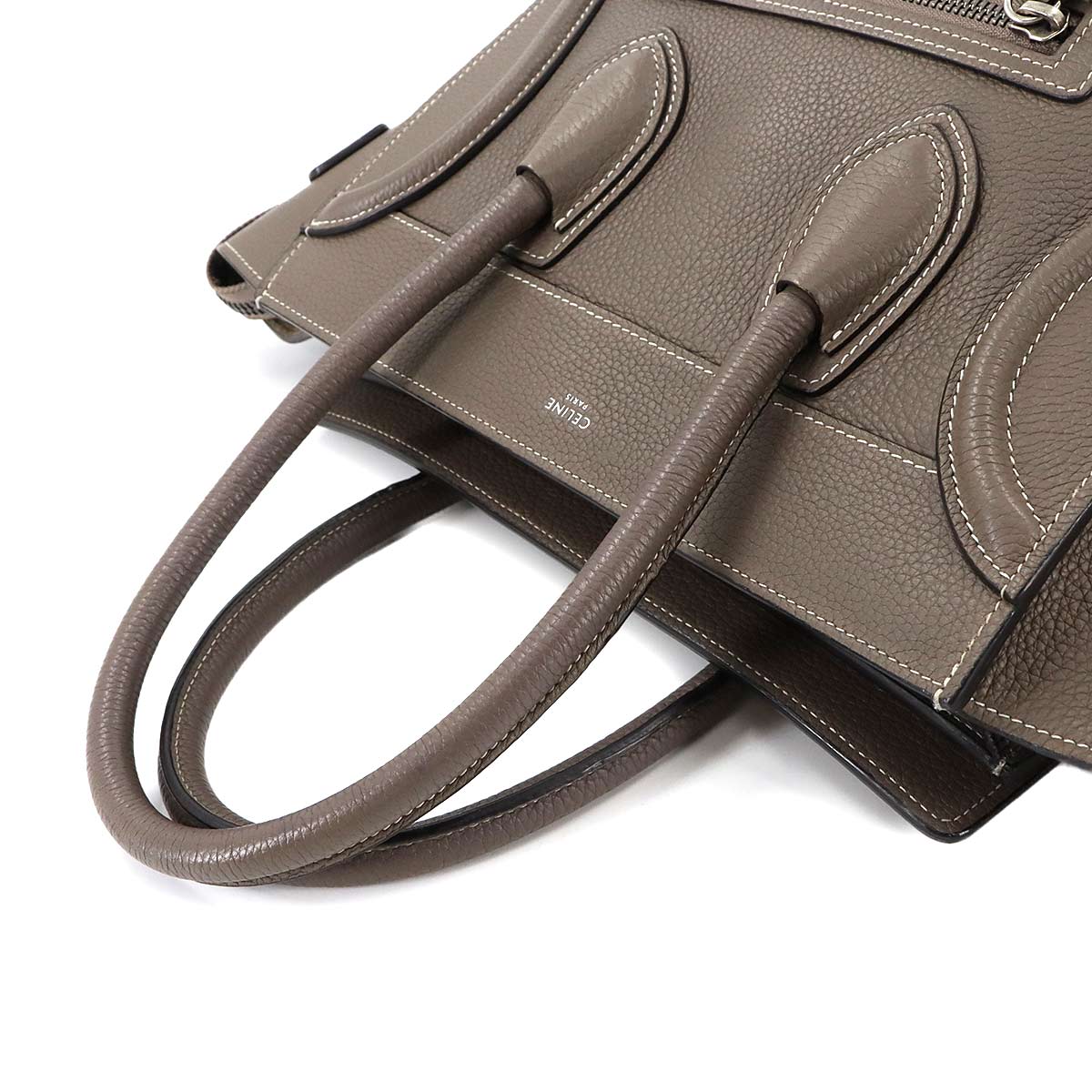 Luggage Micro Shopper Hand Bag Leather Souris 189793 Purse