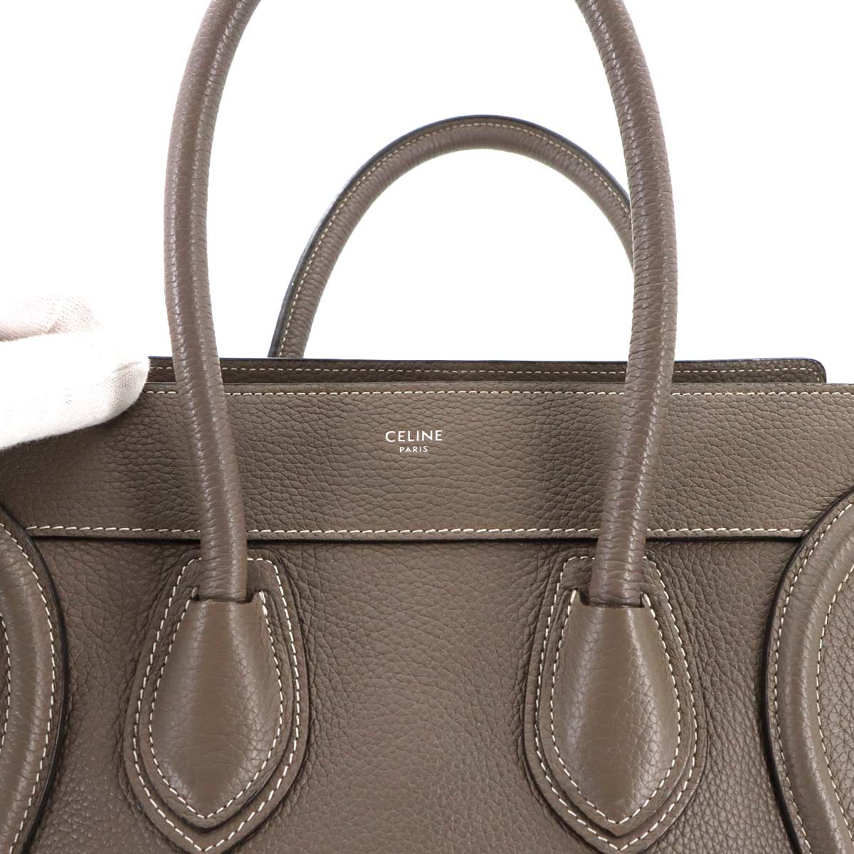 Luggage Micro Shopper Hand Bag Leather Souris 189793 Purse