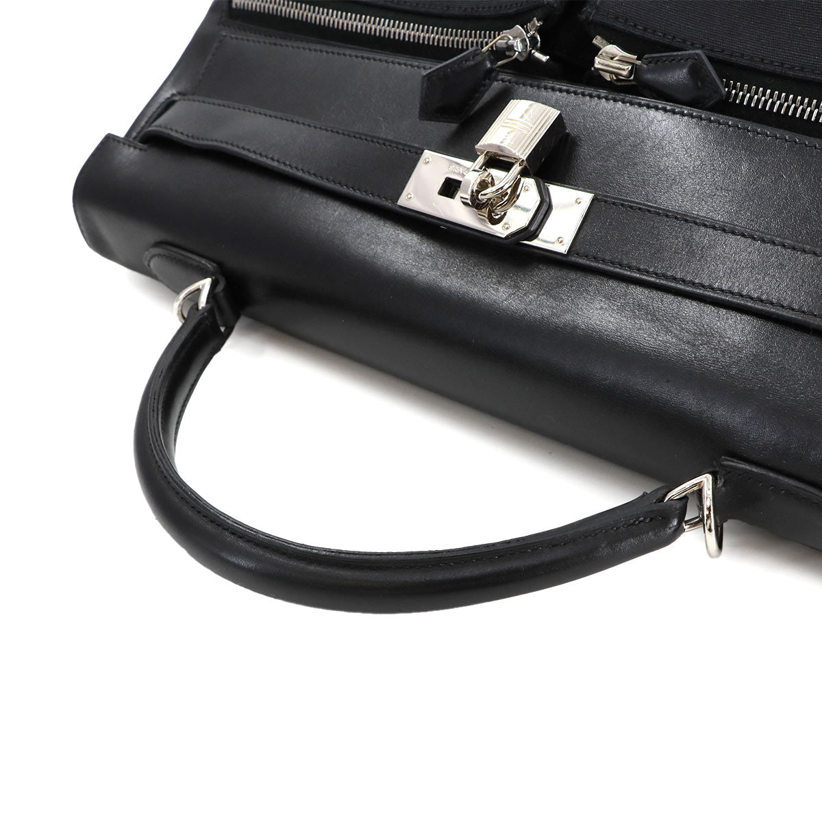 Kelly Lakis 40 2way Hand Shoulder Bag Box Calf Black