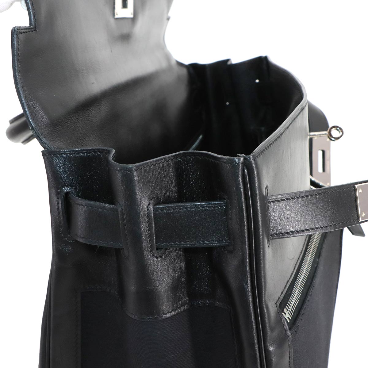 Kelly Lakis 40 2way Hand Shoulder Bag Box Calf Black