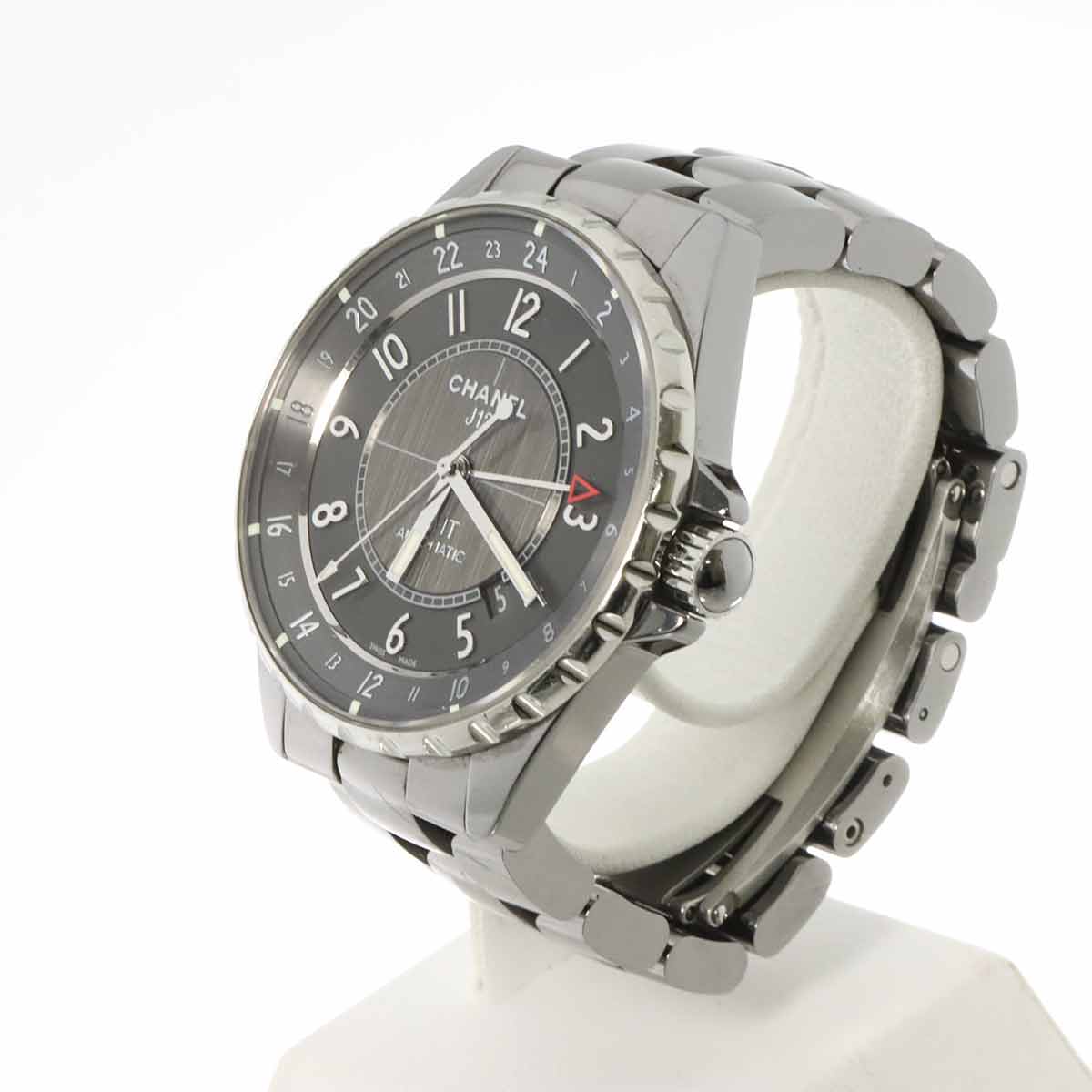J12 Chromatic GMT 41mm H3099 Automatic Gray Dial Mens Watch