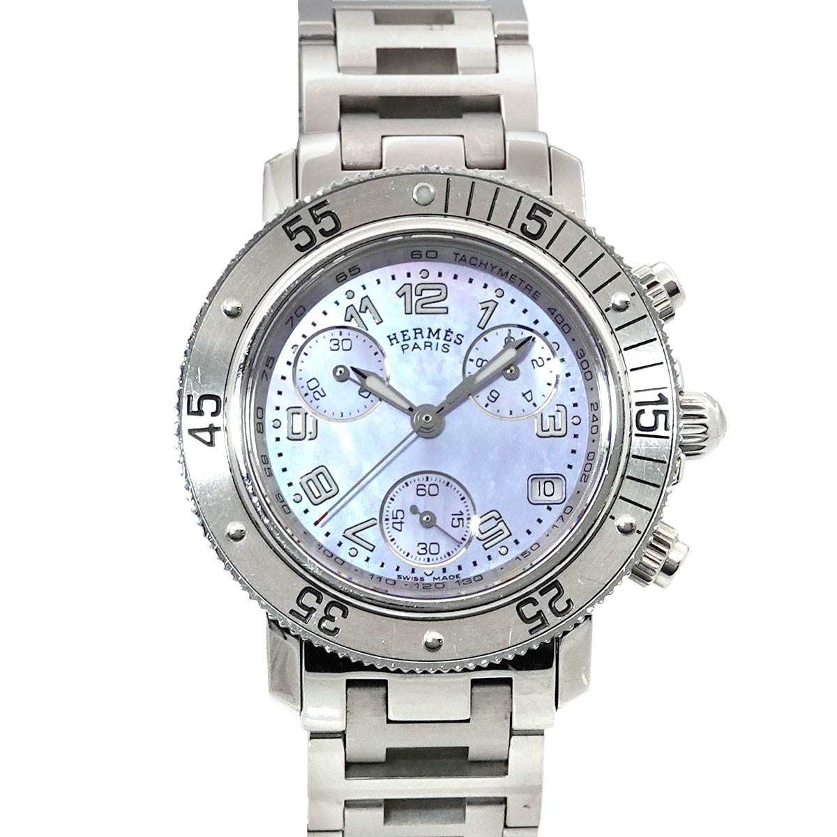 Clipper diver Chronograph CL2 310 Date Blue Shell Dial Ladies