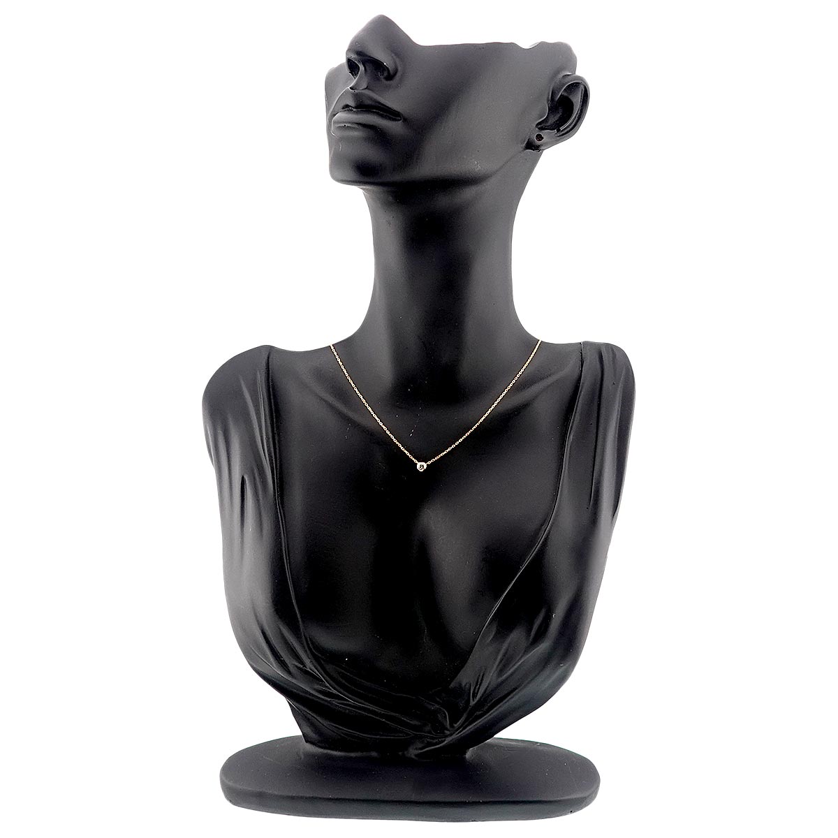 Diamond 0.09ct Necklace 18K YG Yellow Gold 750