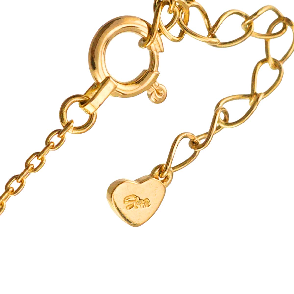 Cross Diamond 0.24ct Necklace 18K YG 750